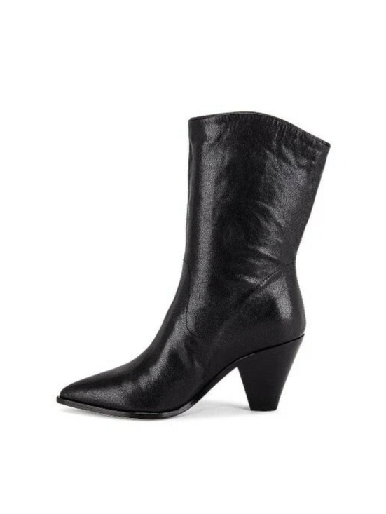 PAIGE Shoes - PAIGE   Women's Black Landyn Mid Calf Boot size 8 New Without Box